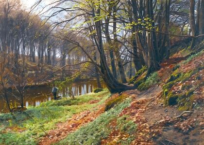 Spring Landscape At Søby
