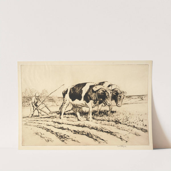 Spring Plowing by Kerr Eby