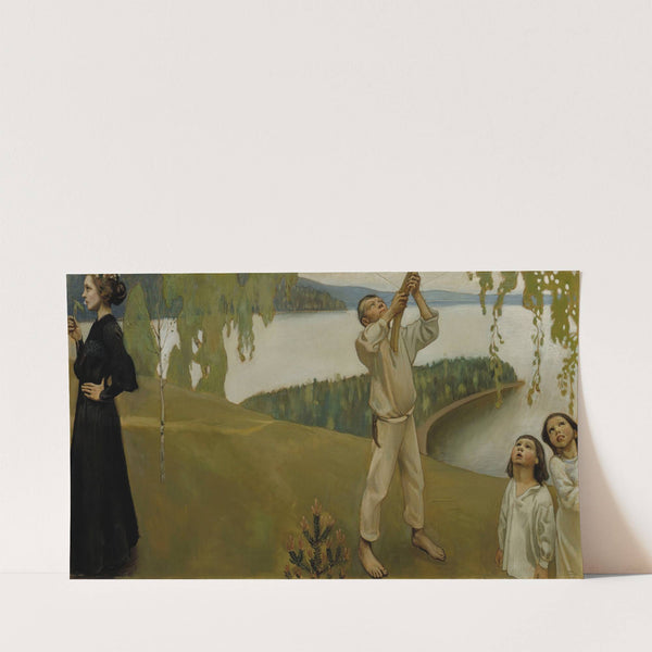 Spring, Study For The Jusélius Mausoleum Frescos (1903) by Akseli Gallen-Kallela