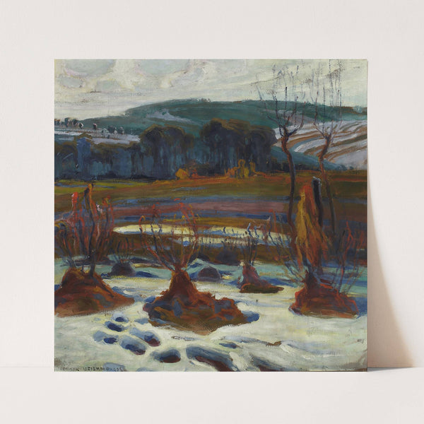 Springtime thaw (1908) by Henryk Uziembło