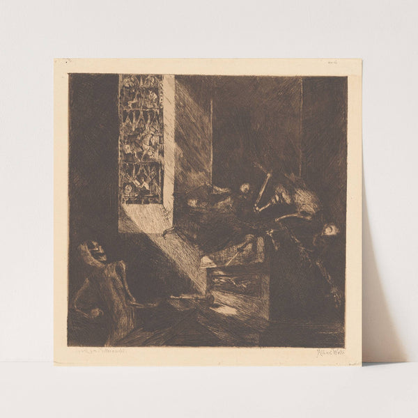 Spuck um Mitternacht (1888) by Albert Welti