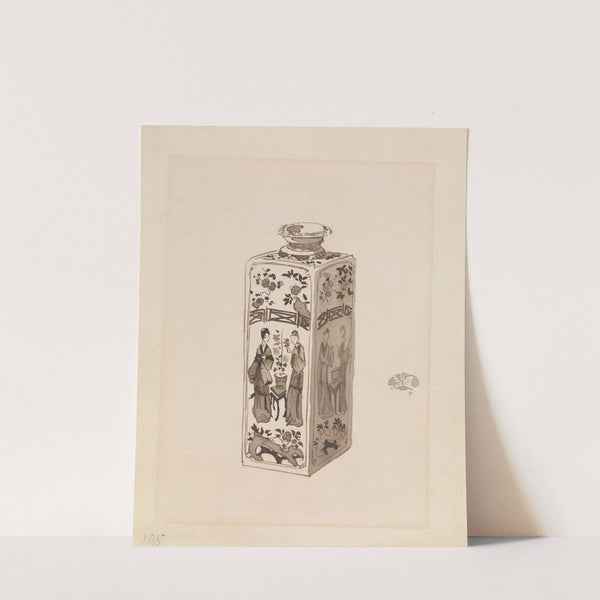 Square Canister with Long Neck (1878) by James Abbott McNeill Whistler