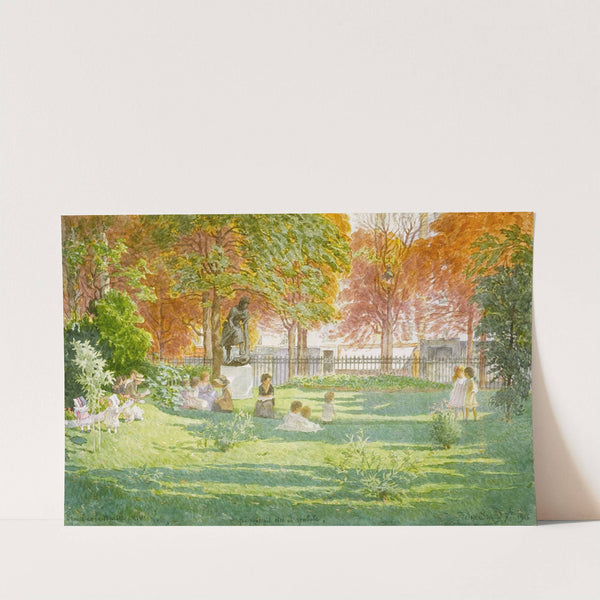 Square de la Mairie du XIVème arrondissement. (1916) by Félix Brard