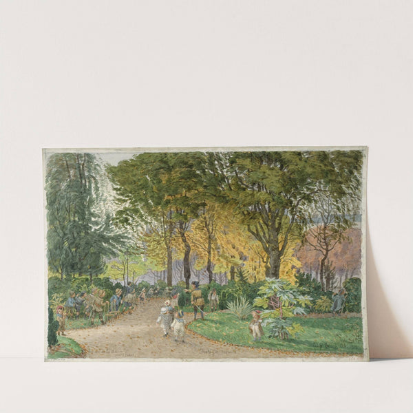 Square de la mairie du XIVème arrondissement (1915) by Félix Brard