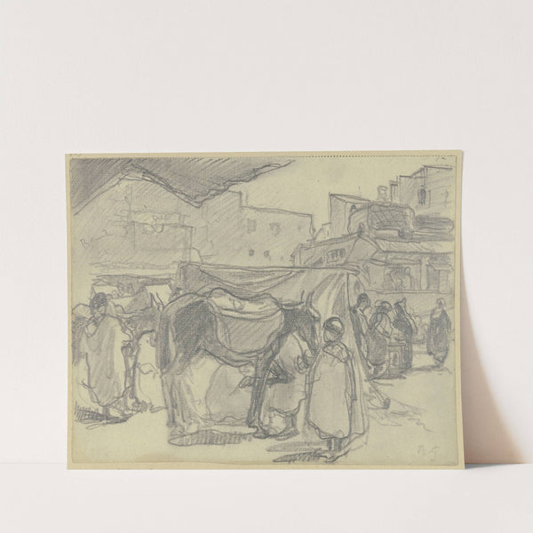 Square in Morocco by Rudolf Gudden