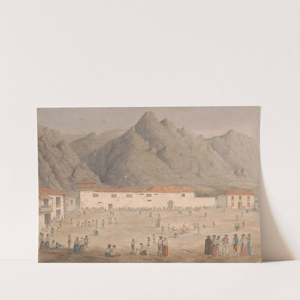 Square in the Village of Los Silos, Tenerife by Alfred Diston