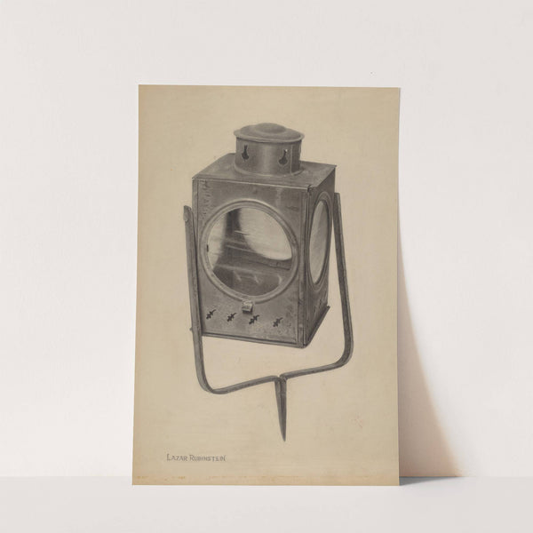 Square Lantern by Lazar Rubinstein