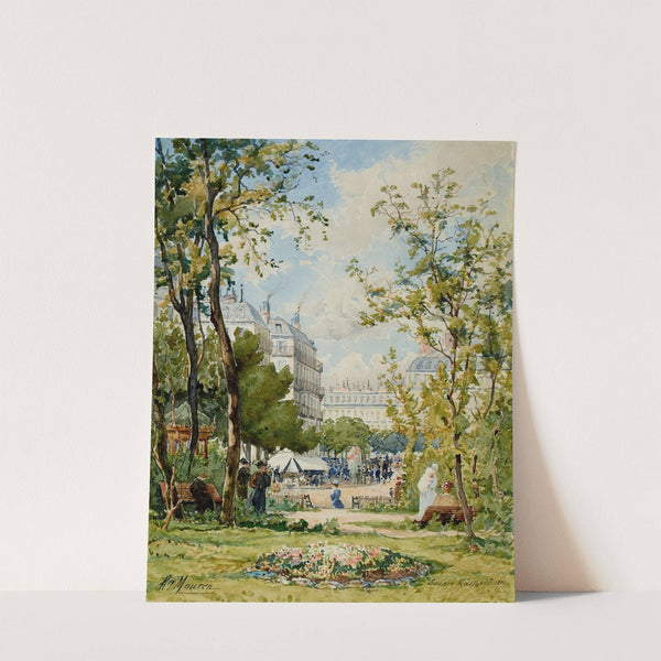 Square Raspail (1891) by Henri Laurent Mouren