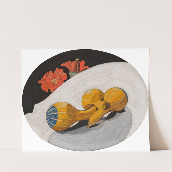 Squash and Zinnias by Charles Demuth