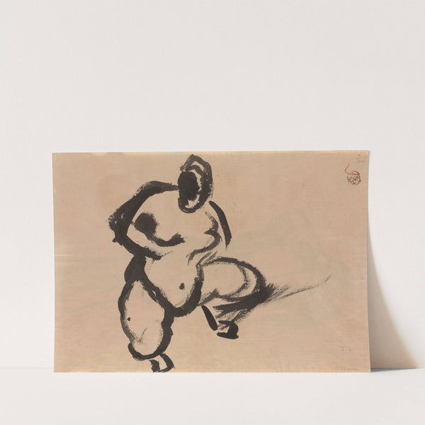 Squatting Nude by Rik Wouters