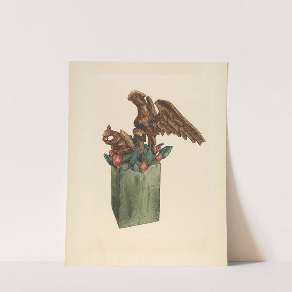 Squirrel and Eagle by Giacinto Capelli