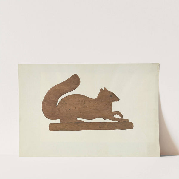 Squirrel Weather Vane by Mildred E. Bent