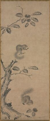 Squirrels on the Chestnut Tree (1300s)