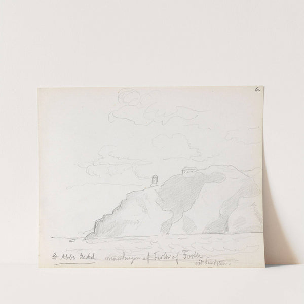 St. Abb’s Head (1870) by Adolph Tidemand