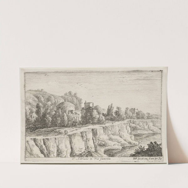 St. Adriano in Via Flaminia (1653) by Herman van Swanevelt