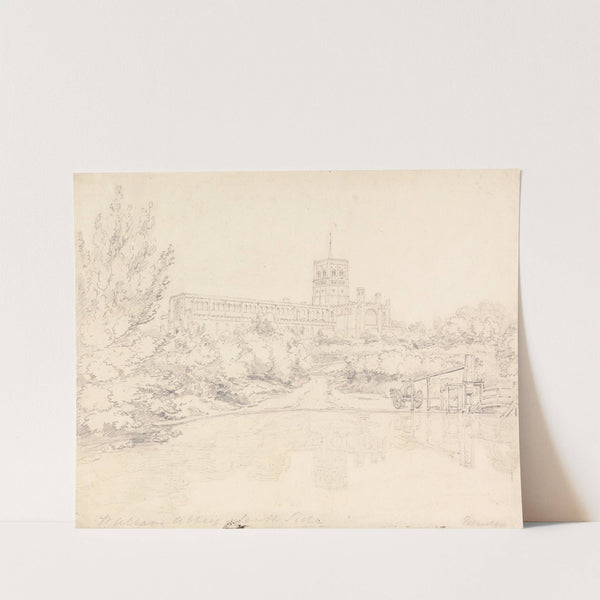 St. Alban's Abbey by Henry Edridge