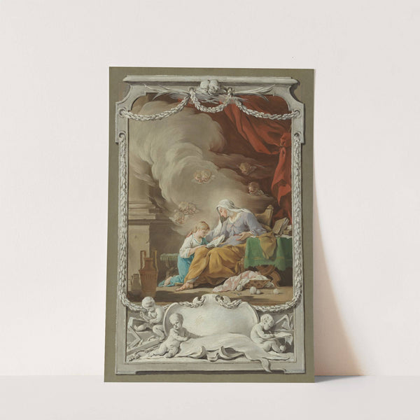 St. Anne Revealing to the Virgin the Prophecy of Isaiah (circa 1749) by Nöel Hallé