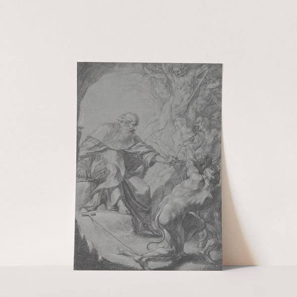 St. Anthony of Egypt Driving Away Devils (17th century) by Grégoire Huret