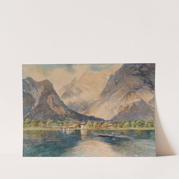 St Bartholomä am Königssee by Karl Schnorpfeil