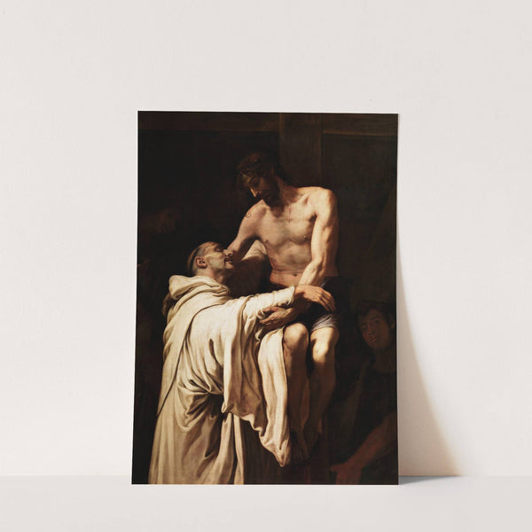St. Bernard Embraces Christ by Francisco Ribalta
