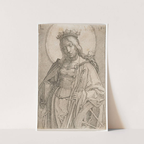 St. Catherine of Alexandria (1520) by Lucas Van Leyden