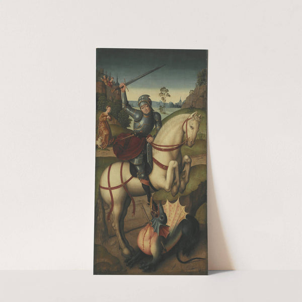 St Catherine ; St George and the Dragon by Jan Baegert