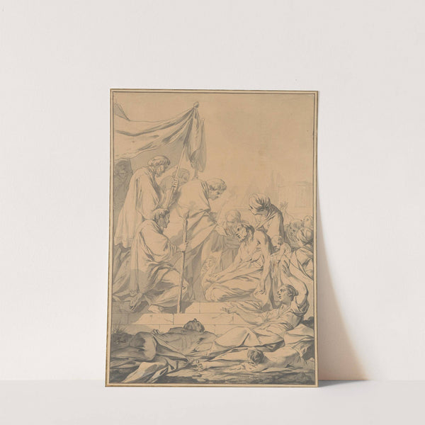 St. Charles Borromeo Distributing Communion to the Victims of the Plague in Milan by Jean Baptiste Marie Pierre