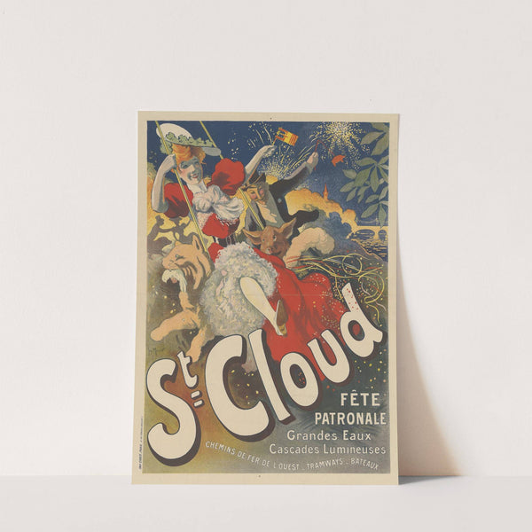 St Cloud. Fête patronale. Grandes eaux (1906) by Georges Meunier