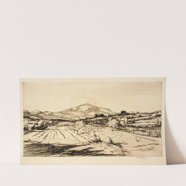 St. Cyr Landscape (1923) by Kerr Eby