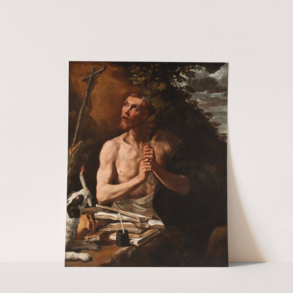 St Dominic in Penitence by Luis Tristán