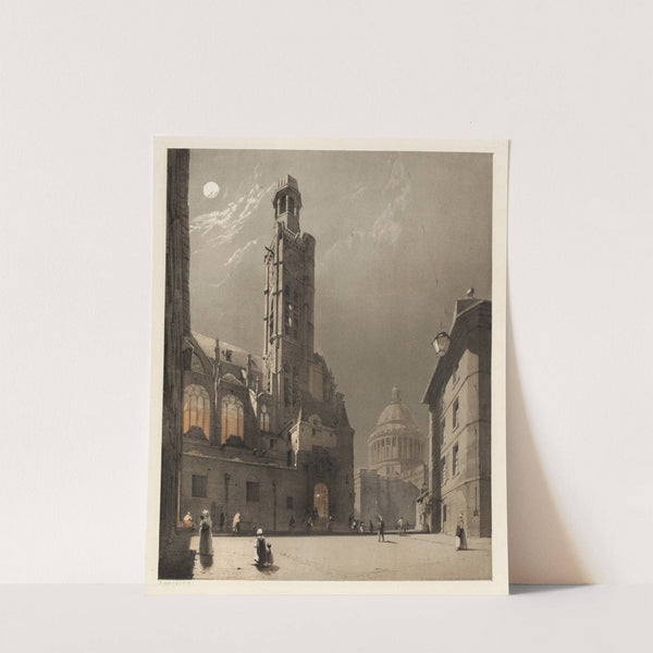 St Etienne du Mont and the Panthéon, Paris by Thomas Shotter Boys