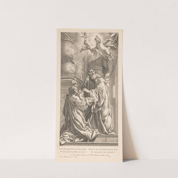 St. Francis of Paola brings a child back to life (1655) by Jean Boulanger