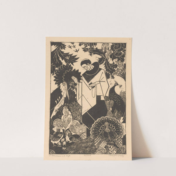 St. Franciscus en de vogels (1880 - 1946) by Henri van der Stok