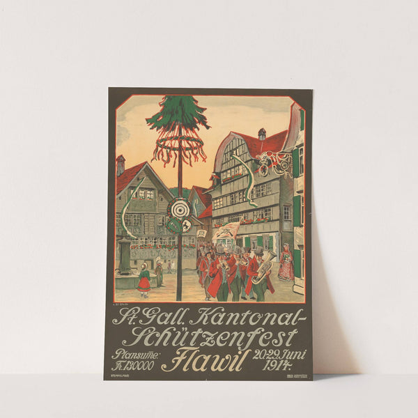 St. Gall. Kantonal-Schützenfest Flawil 1914 (1914) by W. Weiss