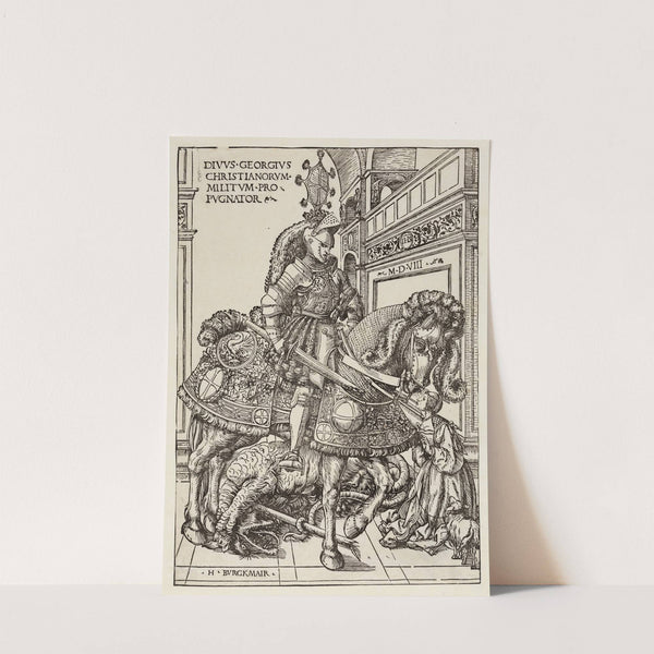 St. Georg zu Pferd by Hans Burgkmair The Elder