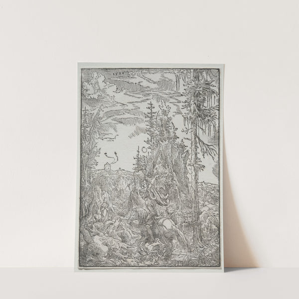 St. George and the Dragon (1520) by Wolfgang Huber