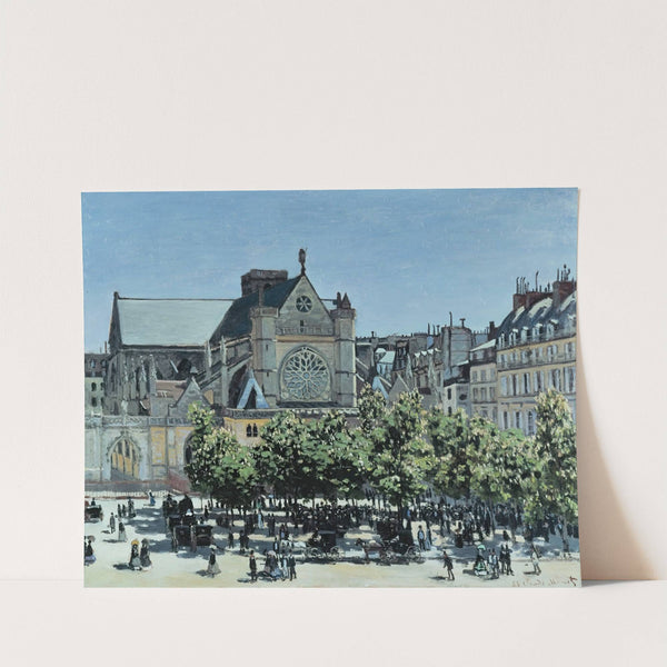 St. Germain l’Auxerrois (1867) by Claude Monet