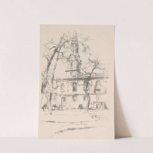 St. Giles-in-the-Fields (ca. 1896) by James Abbott McNeill Whistler