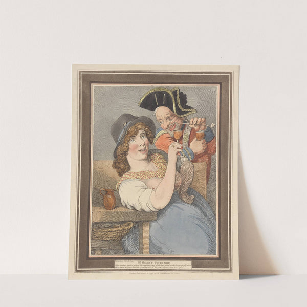 St. Giles’s courtship (1799) by Thomas Rowlandson