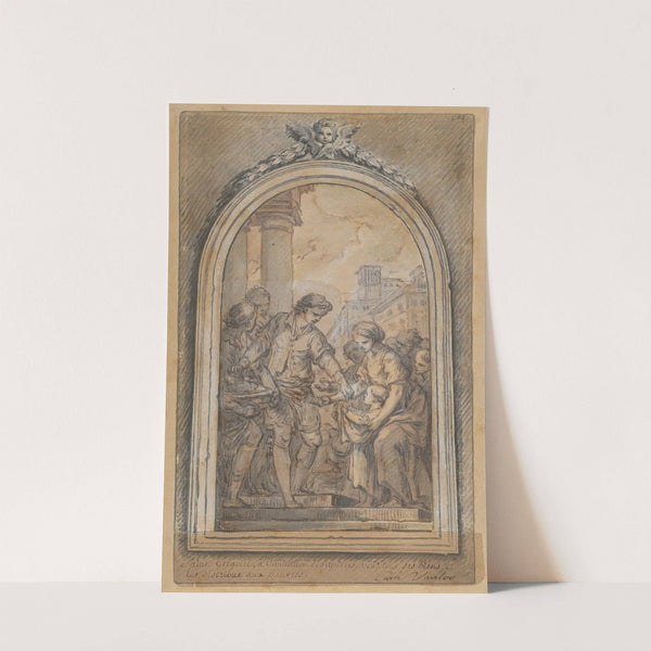 St. Gregory Distributing His Worldly Goods to the Poor (18th century) by Charles-André van Loo