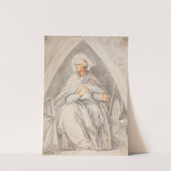 St Gregory seated by Giuseppe Cesari