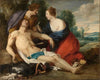 St. Irene pulls the arrows out of St. Sebastian’s wounds