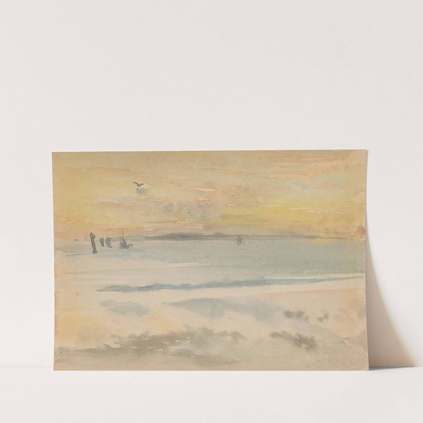 St. Ives; Sunset (1883-1884) by James Abbott McNeill Whistler