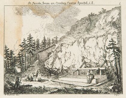 St. Jacobs Brunn am Cronberg, Canton Apenzell, i.R. (1787)