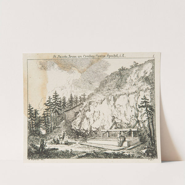 St. Jacobs Brunn am Cronberg, Canton Apenzell, i.R. (1787) by Johann Joseph Hartmann