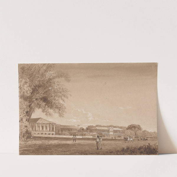 St. James Barracks by Michel Jean Cazabon