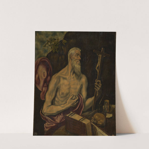St Jerome in Penitence by El Greco (Domenikos Theotokopoulos)
