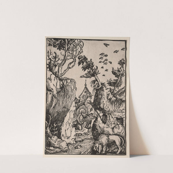 St. Jerome in the Wilderness (c. 1511) by Hans Baldung
