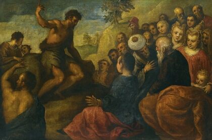 St John The Baptist Preaching