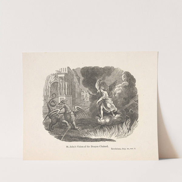 St. John’s vision of the dragon chained by Alexander Anderson